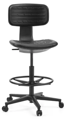 Produktbild von hjh OFFICE Counterstuhl TOP WORK B Arbeitsstuhl ohne Armlehnen Kunstleder