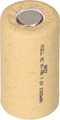 Produktbild von XCell Akku Sub-C 1,2V / 2000mAh NiMh X2000SCR/PP Hochstrom
