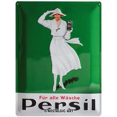 Produktbild von Nostalgic-Art - Blechschild 30 x 40 cm - Persil - Weiße Dame Grün