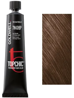 Produktbild von Goldwell Topchic Elumenated, Blond, 7N@BP, Mid Blonde Elumenated Beige Pearl, Unisex, 60 ml, Alle Haare