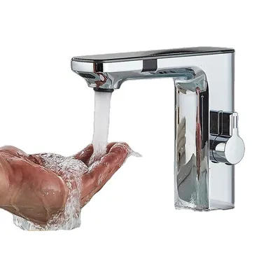 Obrázek produktu pro Senzorový kohoutek, bezdotykové ovládání, digitální displej, chrom A