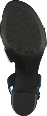 Produktbild von MARCO TOZZI Damen Sandale bequeme und weiche Damensandale Schließe 2-28347-42, Größe:39 EU, Farbe:Blau