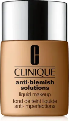Zdjęcie produktu dla Clinique Acne Solutions, Butelka, Płynny, Skóra mieszana, Skóra sucha, Skóra tłusta, Przeciwtrądzikowy, Zapobiega zaczerwienieniom, Przeciw błyszczeniu, Matujący, Odcień medium skin, Chłodny