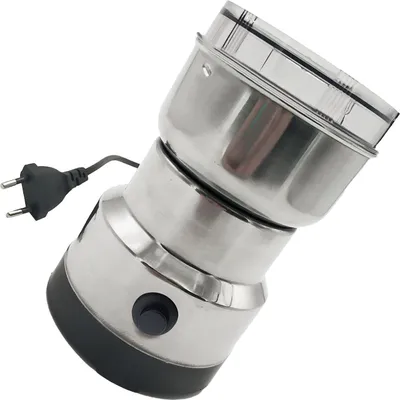 Produktbild von Elektrische Kaffeemühle Multifunktionale Kaffeebohnenmühle Edelstahl Leichtes Design für Bohnen Getreide Nüsse