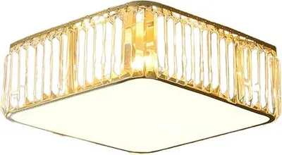 Image de Vetro SQ - plafond cristal 40x40cm Or