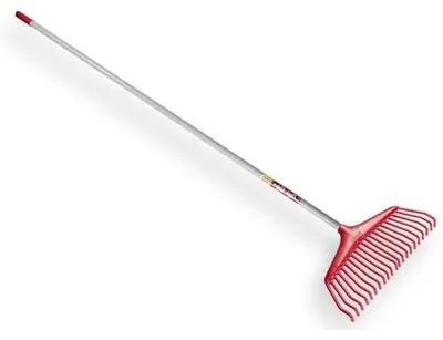 Productafbeelding van Fiskars Nylon gazonhark met glasfiber steel 170 cm | 21 tanden