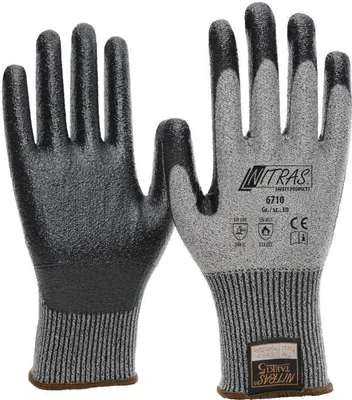 Produktbild von Arbeitshandschuhe 10 Paar | Nitril | Nitras Taeki Schnittschutzhandschuhe Gr. 11