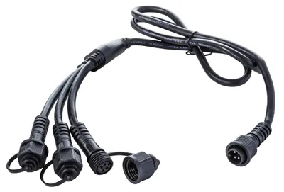 Produktbild von HEISSNER L533-00, Verlängerungskabel, Schwarz, 500 g, 1000 mm, 1 Stück(e), 200 mm