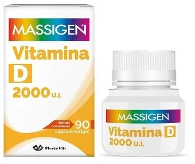 Immagine prodotto di Massigen Vitamina D 2000 Ui 90 Capsule Softgel