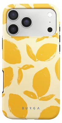 Image de Étui MagSafe pour Apple iPhone 17 Pro Max - Coque arrière Burga Tough - Lemon Tart