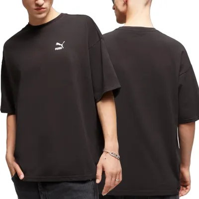 Produktbild von Puma Herren-T-Shirt, schwarz, Rundhalsausschnitt, 621315 01 XL