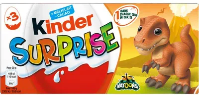 Image de Kinder Surprise Chocolat au Lait 60g – œuf en chocolat avec jouet surprise