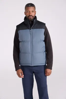 Immagine prodotto di Mountain Warehouse - Gilet imbottito "Rock" da uomo MW712 (XS) (Grigio)