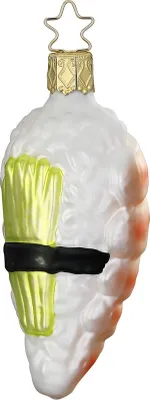 Produktbild von Christbaumschmuck Anhänger Glas Nigiri Sushi 10cm