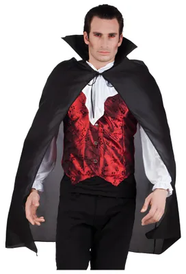 Immagine prodotto di Capo Bloodlust diavolo mantello nero carnevale Halloween costume 120cm