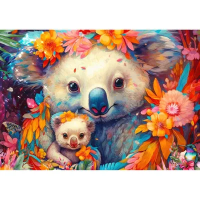 Produktbild von ENJOY Puzzle Cuddle mit Koala 3000 Teile