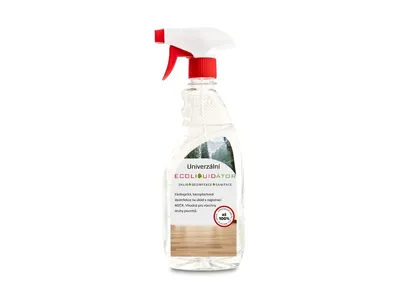 Obrázek produktu pro Ecoliquid ECOLIQUIDÁTOR, univerzální čisticí a dezinfekční prostředek, bez aroma, sprej 500 ml