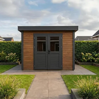 Immagine prodotto di Casetta da giardino in legno 3.09x3.09 m - 9.55 m2 - 28 mm - impregnata