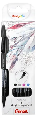 Produktbild von Pentel Pinselstift Sign Pen Artist 4er Set