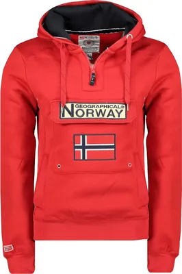 Zdjęcie produktu dla Bluza Geographical Norway GYMCLASS RED DB MEN 054 czerwony męska (WW2485H/GN-Red)