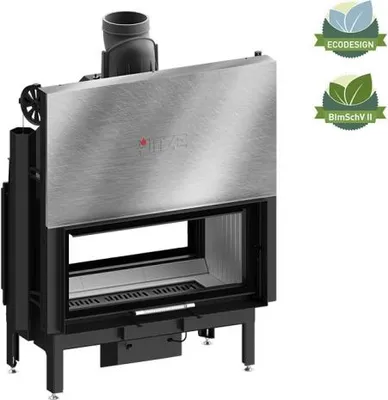 Produktbild von Kaminofen Hitze ARDENTE DUO 90×41.DGS 18 kW Kaminofeneinsatz Ofen Kamin Holzofen