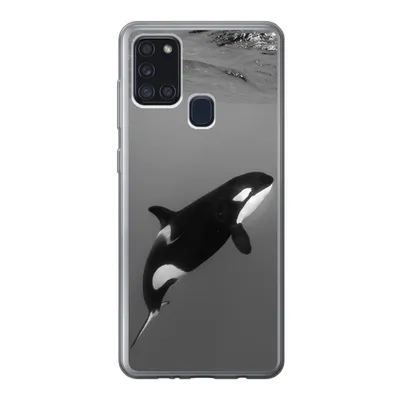 Produktbild von MuchoWow® Handyhülle Schutzhülle Hülle für Samsung Galaxy A21s Orca - Wasser - Tiere Silikon Softcase Handy Hülle - Hartschale