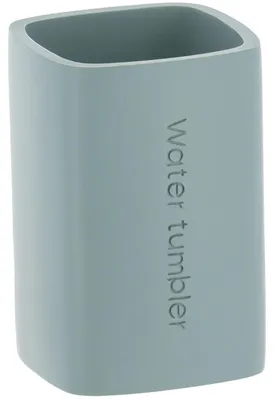 Produktbild von TENDANCE | Zahnbürstenhalter - Zahnputzbecher - Badezimmerbecher - blau - 250 ml - aus Polyresin - Badbecher - Praktisch