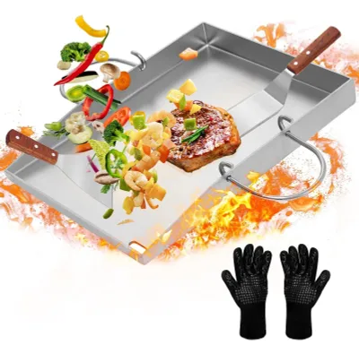 Obrázek produktu pro Grilovací deska z nerezové oceli pro grilování