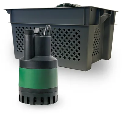 Produktbild von DAB Nova Up 180 M-NA + Kiste und Schlauch 7 m - Flachsauger-Tauchpumpe - 7.500 L/Std. - 280W - Förderhöhe 5 m - Korngröße 10 mm - Komplettes Startpaket