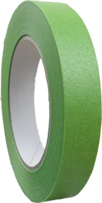 Obrázek produktu pro 1 krabice (36 rolí) Profi+ jemná krepová páska zelená 25 mm x 50 m
