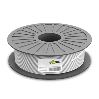 Produktbild von Goobay CAT 6 Netzwerkkabel, S/FTP (PiMF), Grau, CCA Kupfergemisch für SOHO Anwendungen, AWG 23/1 (solid), PVC