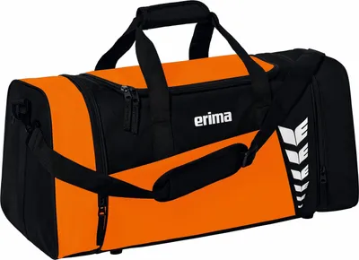 Produktbild von Erima Six Wings Sporttasche M Orange / Schwarz