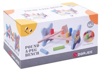 Produktbild von Holz hammerbank elefant spielzeug für kleinkinder und babys