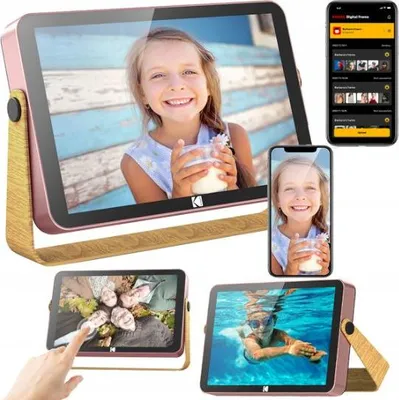 Image de KODAK DIGITAL FRAME PHOTO BOX Film photo à écran tactile 10.1" RWF-108V ROSE