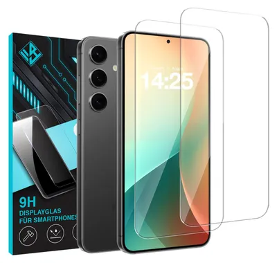 Produktbild von 2x 9H Schutzglas Displayschutzfolie für Samsung Galaxy S24 Displayglas Displayschutz Glas Panzerfolie Schutzglasfolie