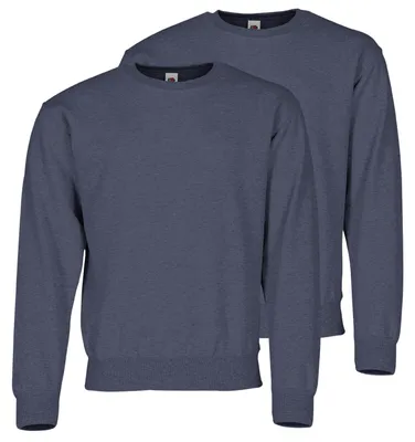 Produktbild von Doppelpack Fruit of the Loom Classic Set-In Sweat + GRATIS MyShirt Stoffbeutel