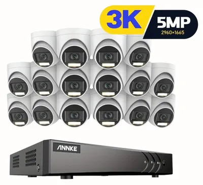 Obrázok produktu pre Sada bezpečnostných kamier - Kamerový systém - CCTV systém - Monitorovacia kamera - Videozáznam a zabezpečenie
