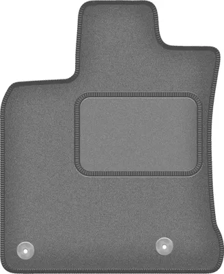 Immagine prodotto di Tappetino conducente in velluto grafite compatibile con Nissan Qashqai I J10 (szeroki) (2007-2013, crossover) – con fissaggi – su misura