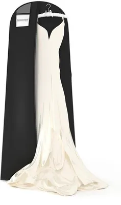 Produktbild von Breite schwarze Kleidungstasche 183x66cm
