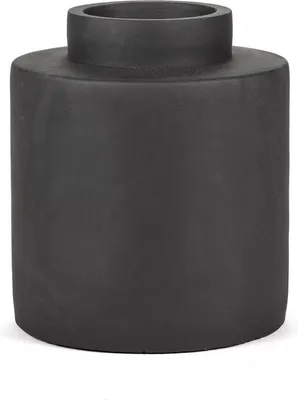 Produktbild von Serax - Vase - keramik - schwarz - D23,5 x H27 cm