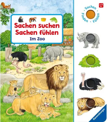 Produktbild von Sachen suchen, Sachen fühlen: Im Zoo: Suchen, finden, fühlen