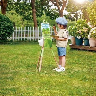 Produktbild von Hape Bambus Staffelei tragbar kreatives Spielzeug für Kinder
