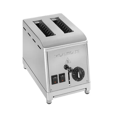 Produktbild von MILANTOAST-2-Sitzer Toaster Edelstahl 220-240 V 50/60 Hz 1,37 kW