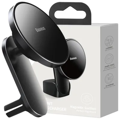 Produktbild von Baseus WXJN-01, Auto, USB, Kabelloses Aufladen, Schwarz