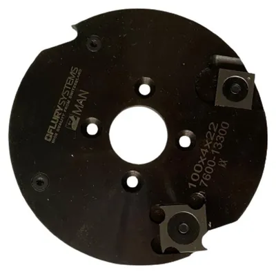 Produktbild von Flury HW-WPL-Lamellen-Nutfräser 06100397022S2 Ø 100 x 4,0 22 mm