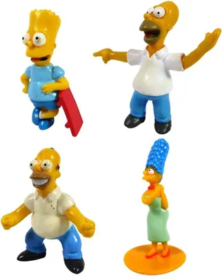 Productafbeelding van Set Beeldjes - Verzamelobjecten Figuren - Spelen of verzamelen - Bekende stripfiguren - 4 stuks - Multicolor