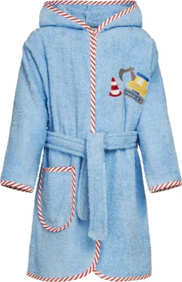 Produktbild von Playshoes - Bademantel für Jungen - Konstruktion - Hellblau, 86/92