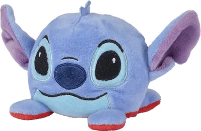 A plush toy of the character Stitch from Lilo & Stitch, shown from the front.