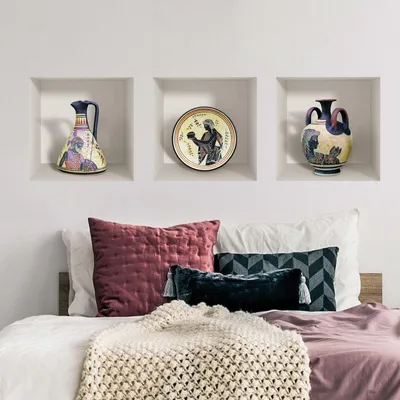 Obrázek produktu pro 3D samolepky s motivy starořeckých předmětů, 40 x 120 cm
