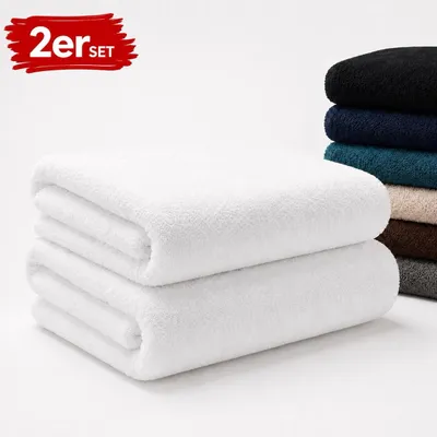 Produktbild von Frottee Handtücher 8er Set, 500 g/m², 100 % Baumwolle, Hotelqualität,100 cm x 150 cm,Petrol